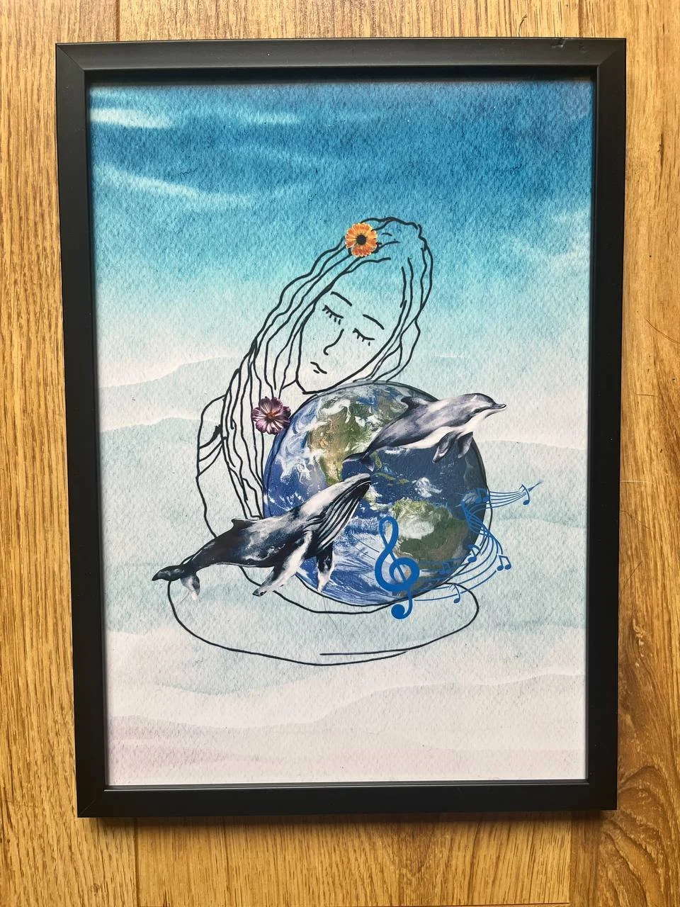 Earth's Song - A4 Framed & Signed Artwork