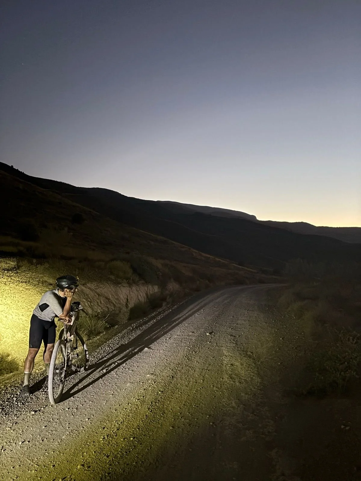 Nachtfahrt bei Badlands