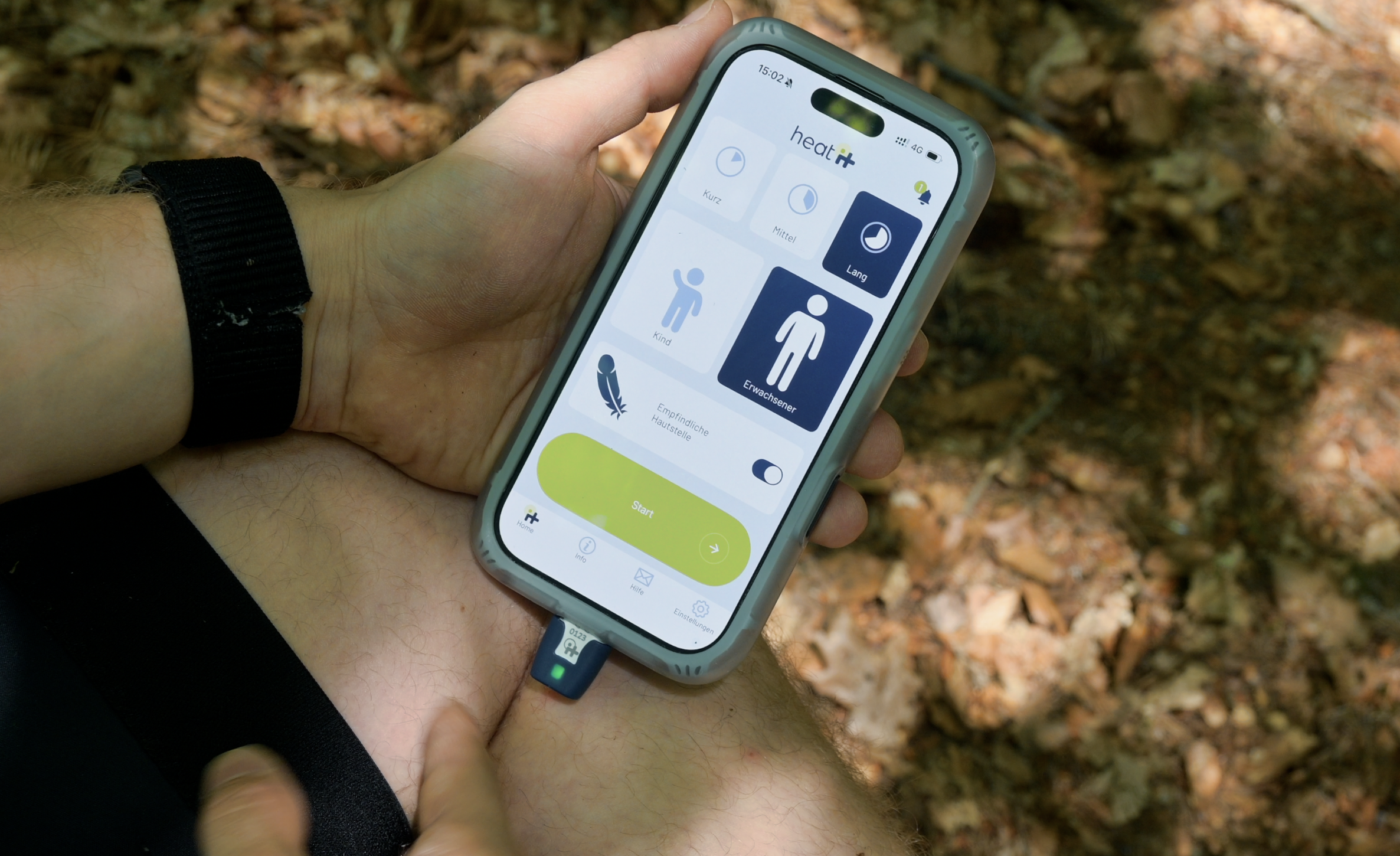 So stellst du die Behandlung in der Heat It App ein