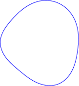 Ein Herz mit blauer Outline auf schwarzem Hintergrund