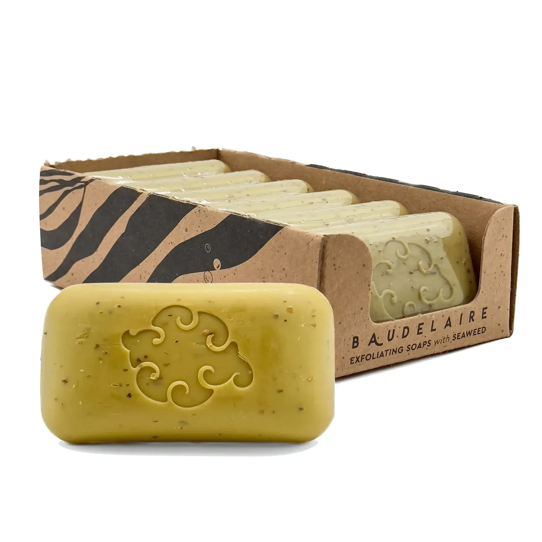 Baudelaire Loofa Soap 6-Pack, Sea