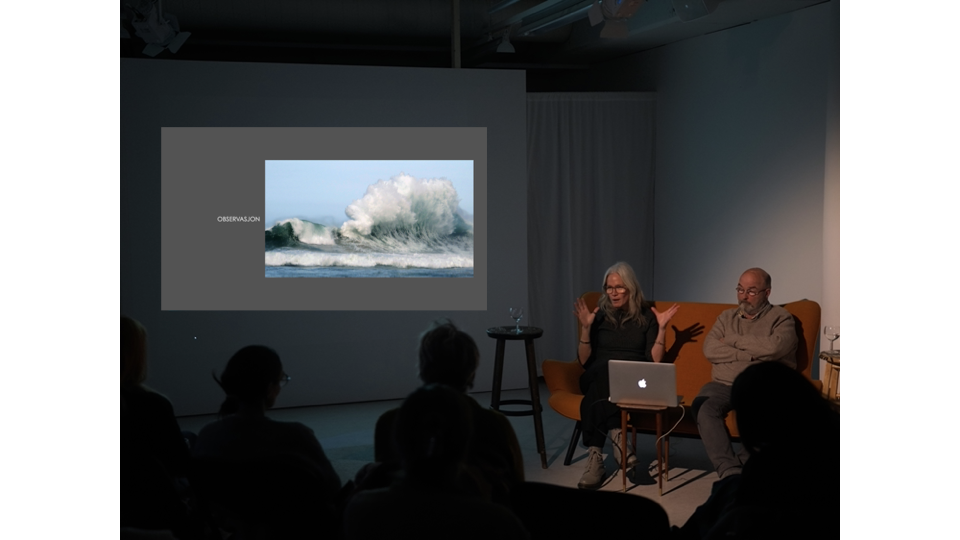 INSPIRASJON Artist Talk: Nina Gronn i samtale med Kjetil Dreyer Foto: Bent Erik Myrvoll