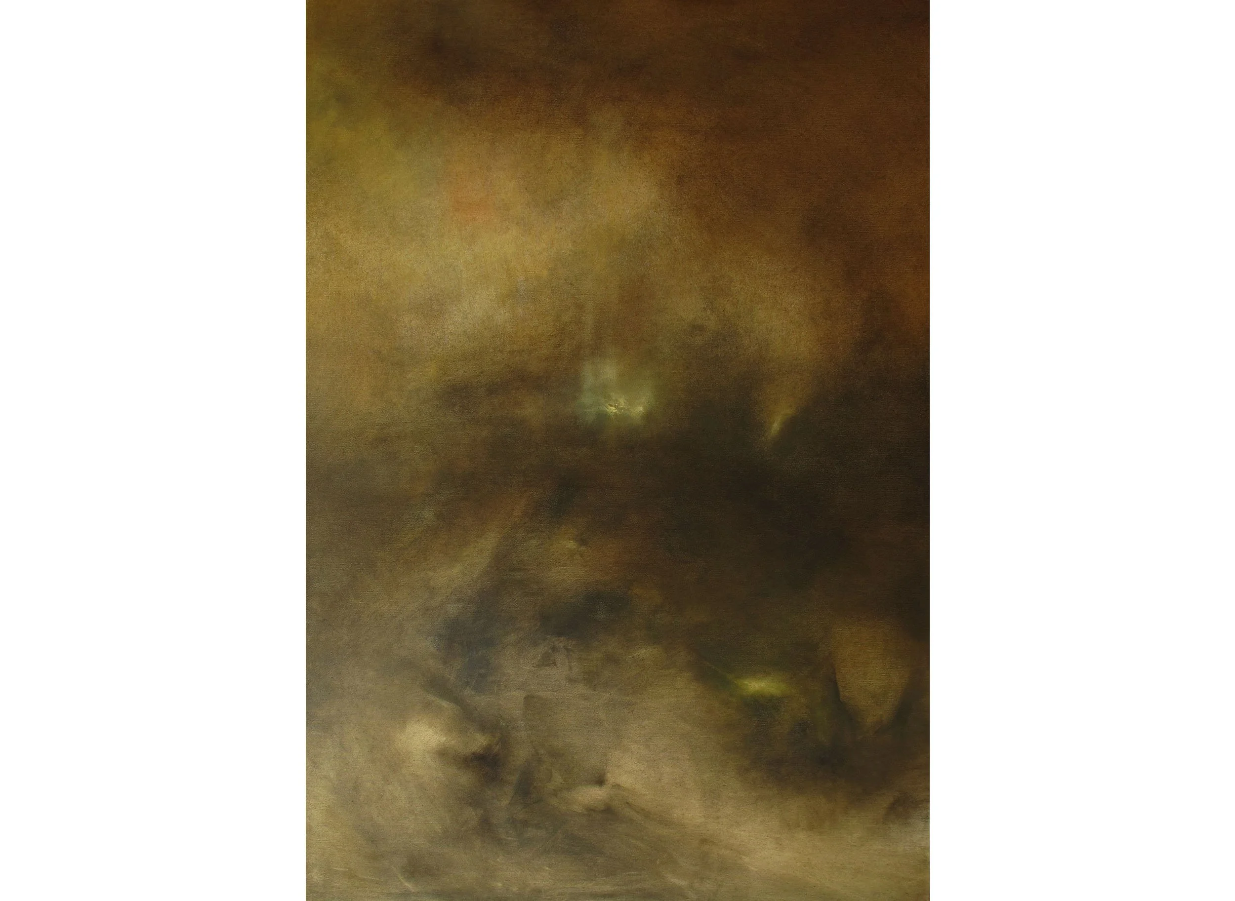 2016 Gronn 100x50 cm Olje på lerret