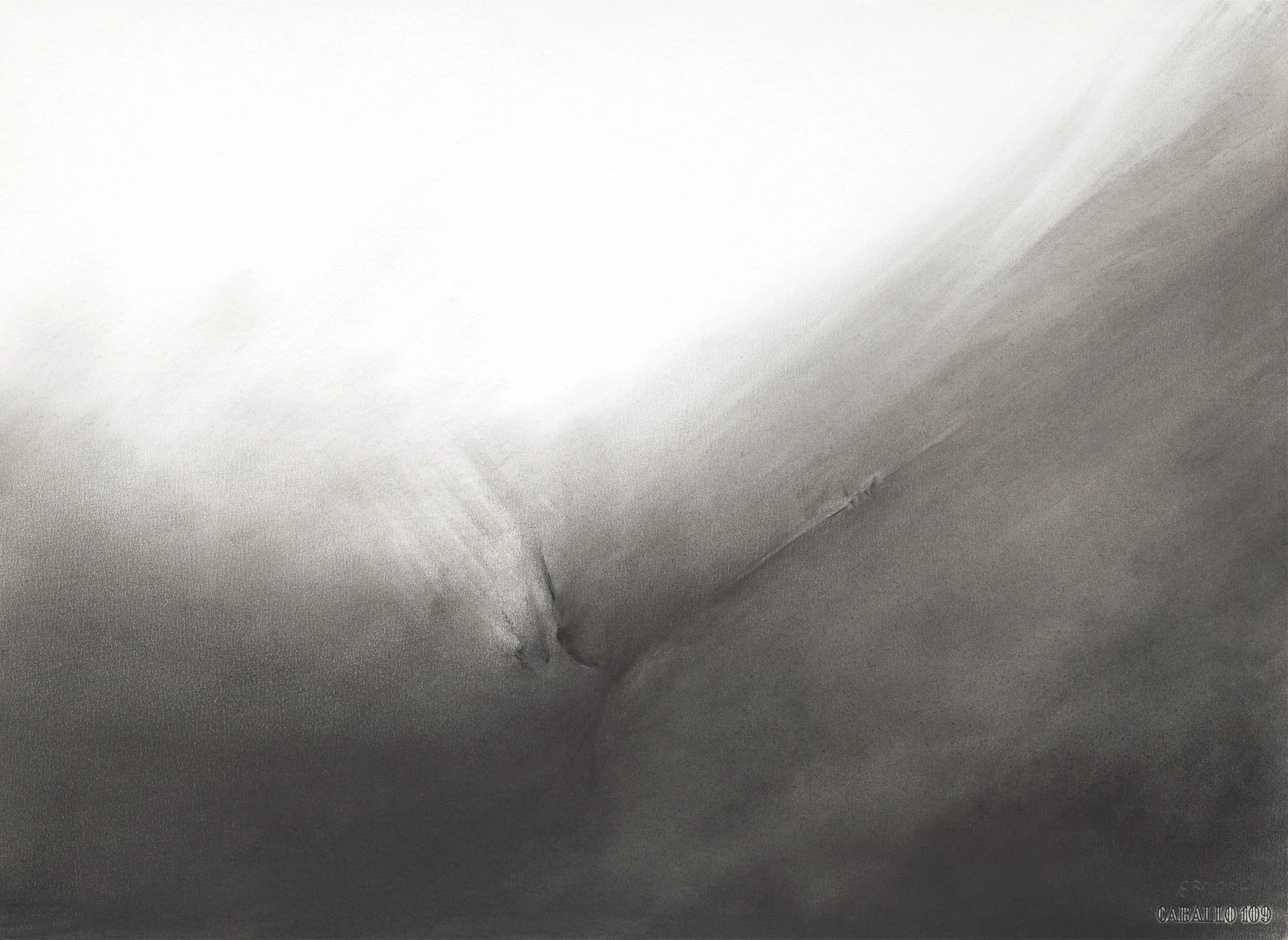 2012 Gronn 50x70 cm Grafitt på papir