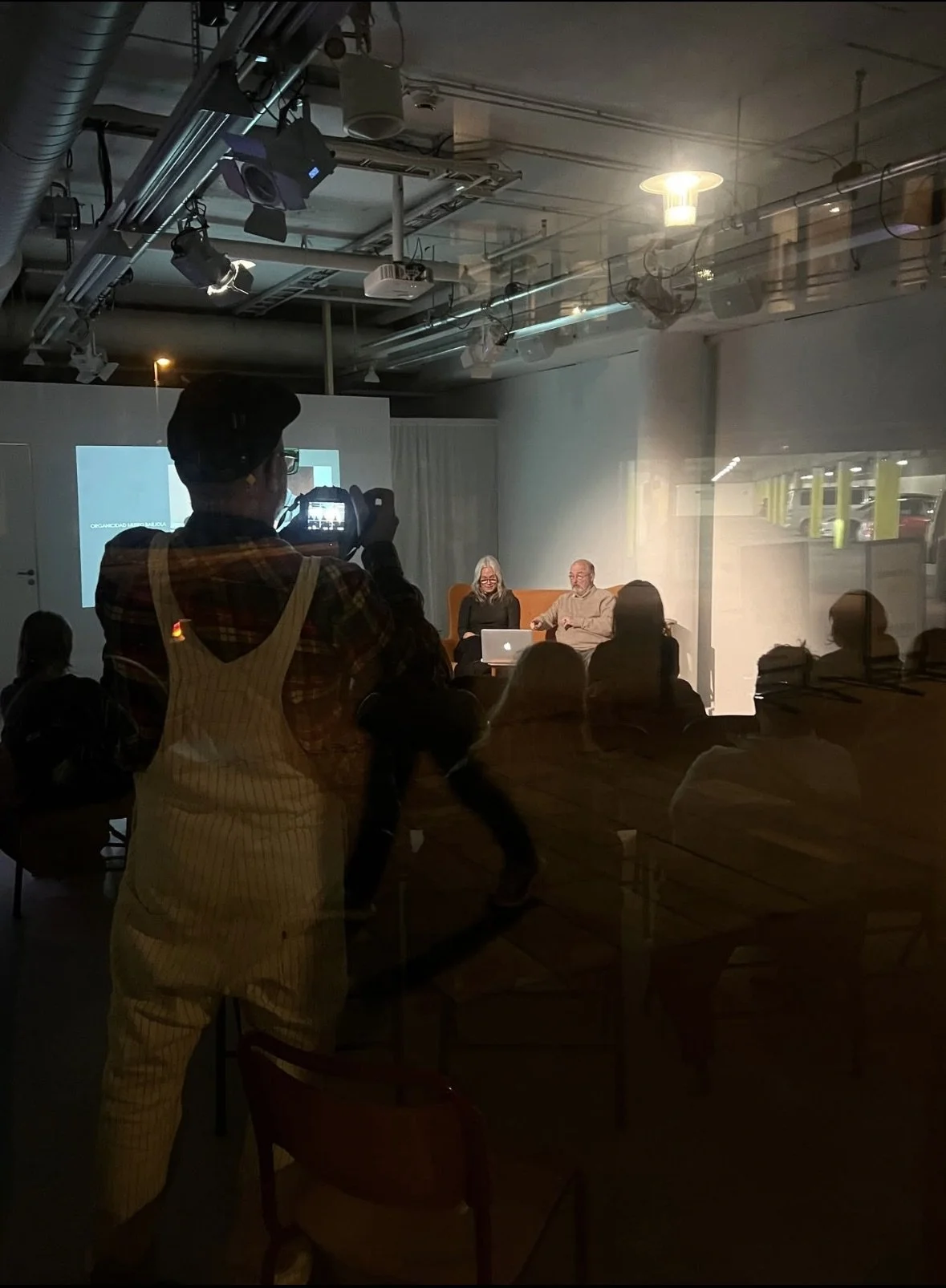 Artist Talk: Nina Gronn i samtale med Kjetil Dreyer Foto: Bypatrioten