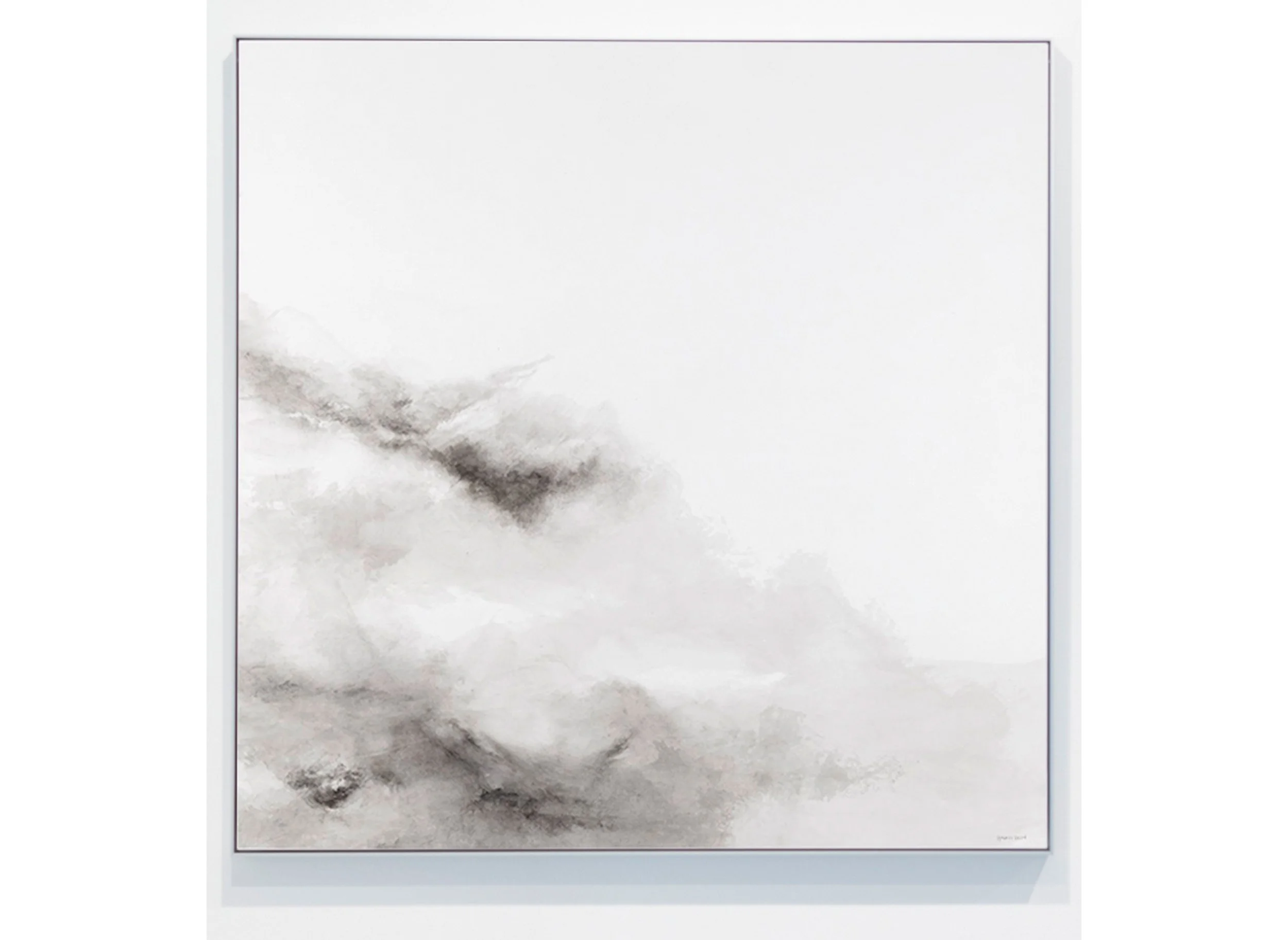 2014 Gronn 121x121 cm Blekk på papir