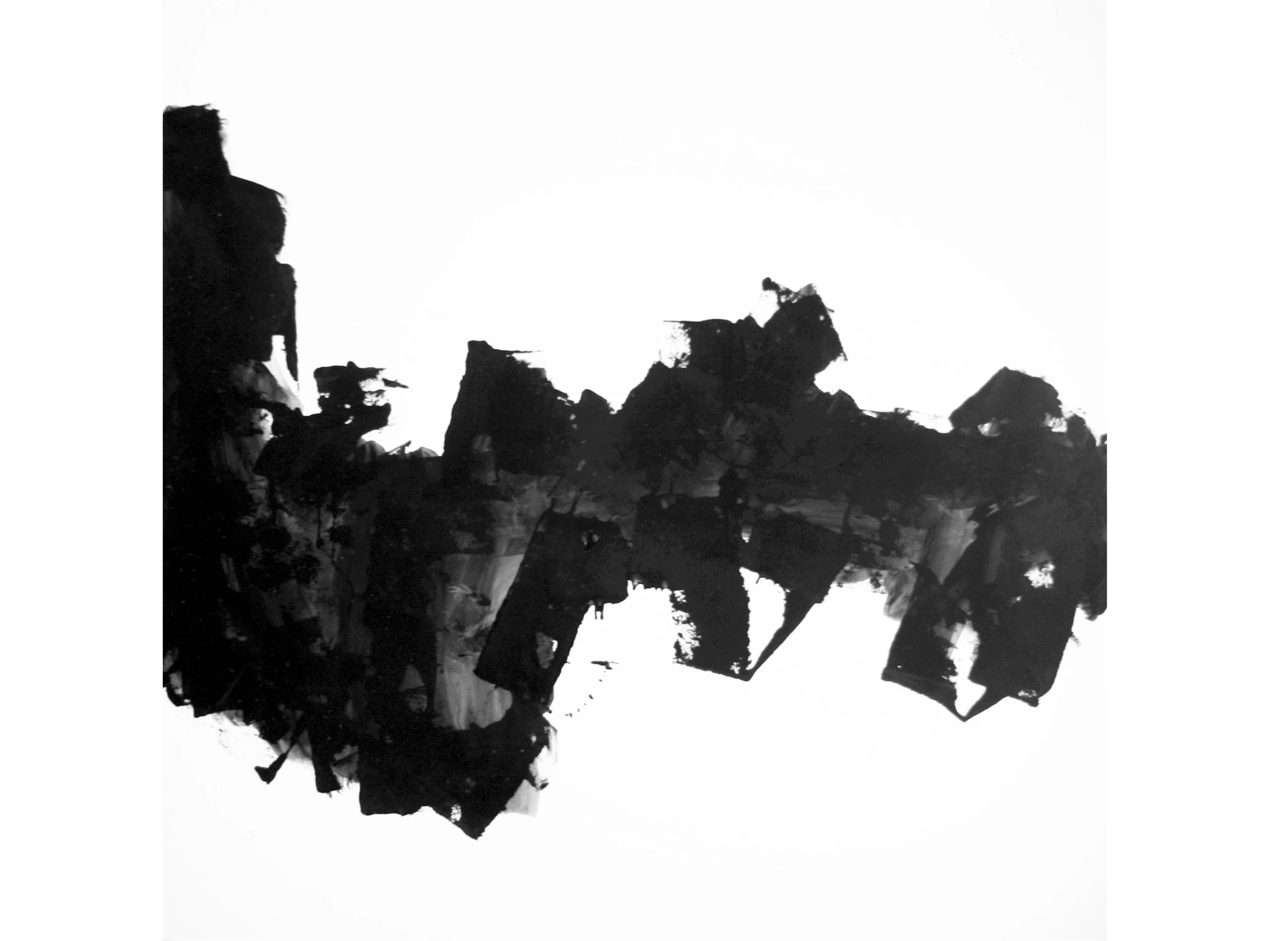 2006 Gronn 121x121 cm Blekk på papir