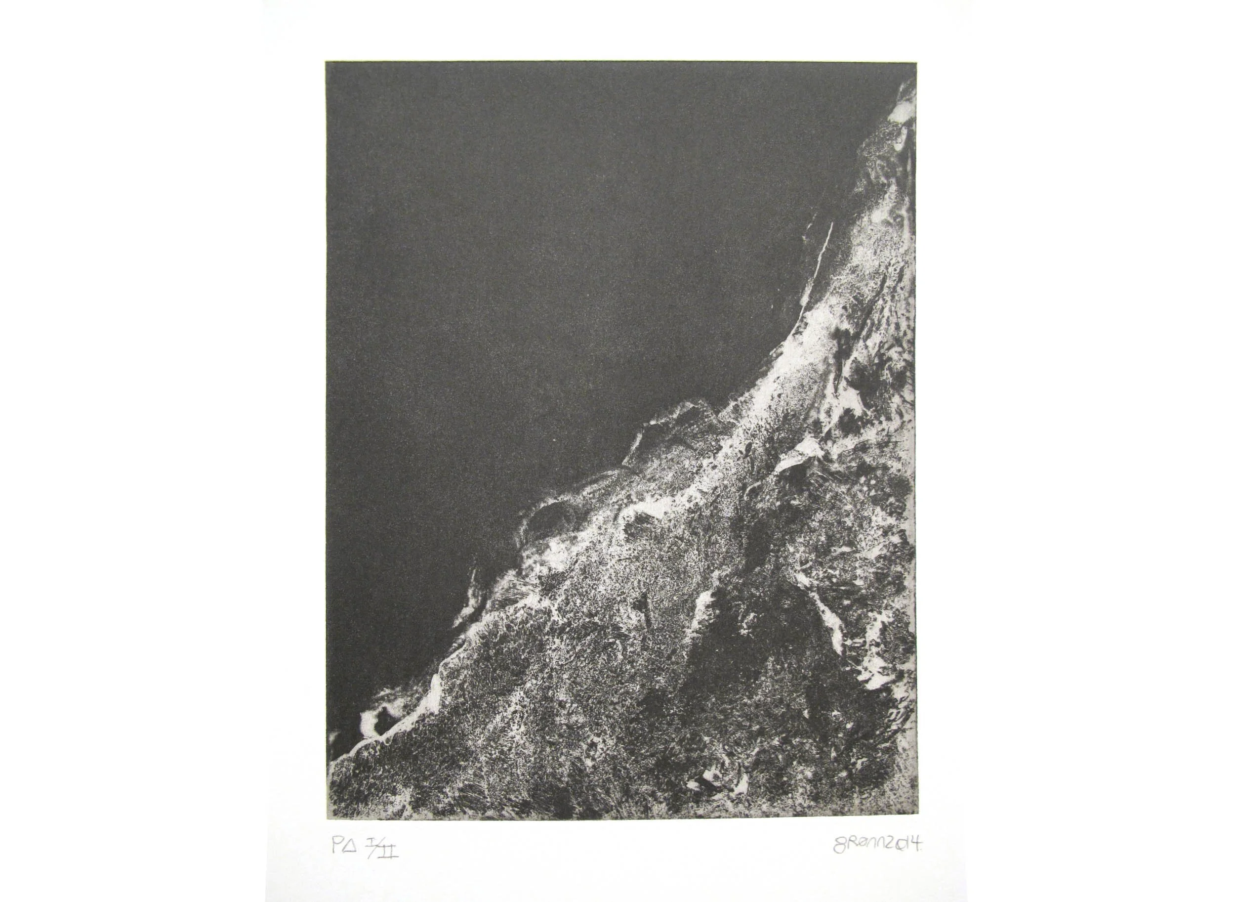 2014 Gronn 45,5x34 cm Akvatint