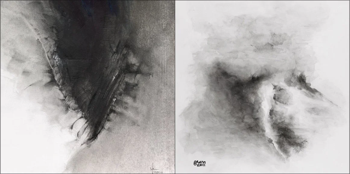 Invitasjon ORGANICIDAD, Ángeles Penche Espacio de Arte, Madrid.  Design: Hélice