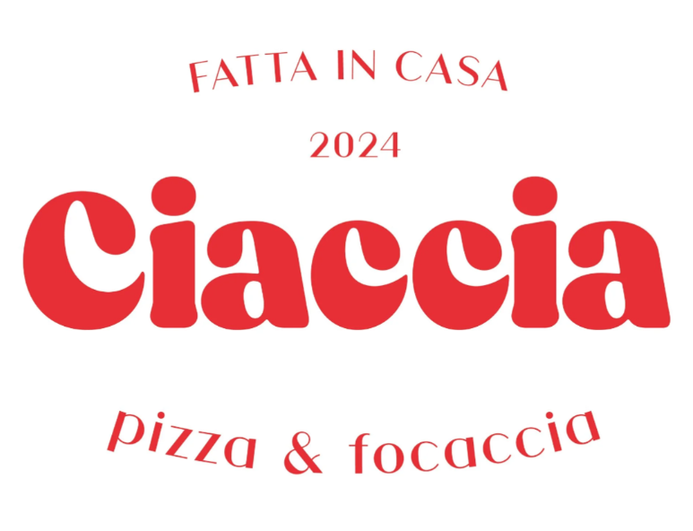 Restaurant logo for Ciaccia, a sandwich shop in Charlottesville, VA.