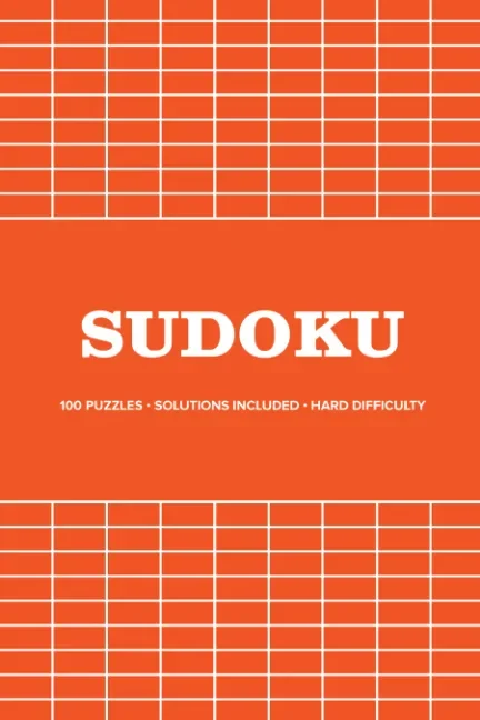 Sudoku Puzzle Book: 100 Hard 12x12 Grid Sudoku Puzzles for Experienced Solvers (Orange Edition) - Digital Download