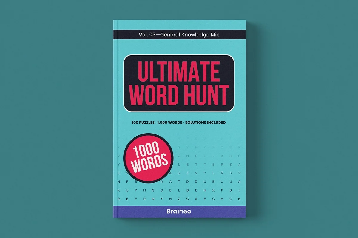 Ultimate Word Hunt Vol. 03 paperback cover on teal background