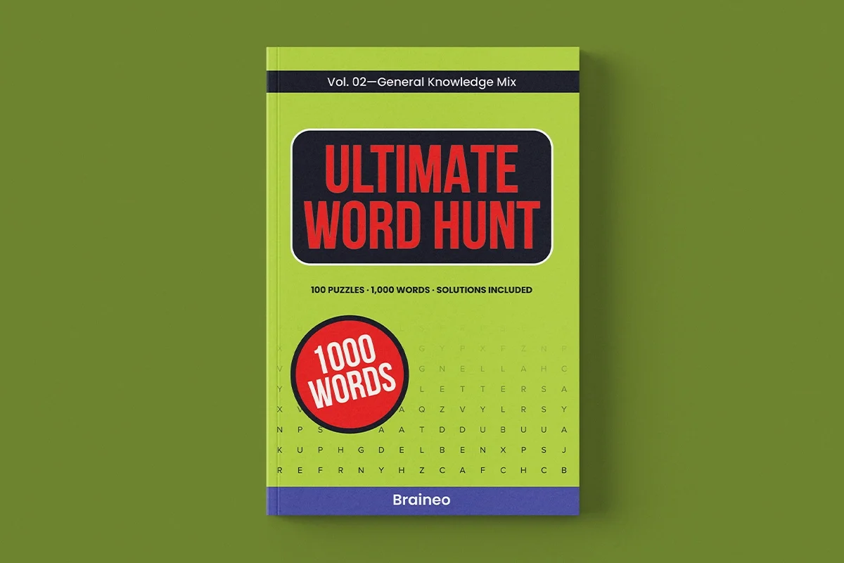 Ultimate Word Hunt Vol. 02 paperback cover on green background
