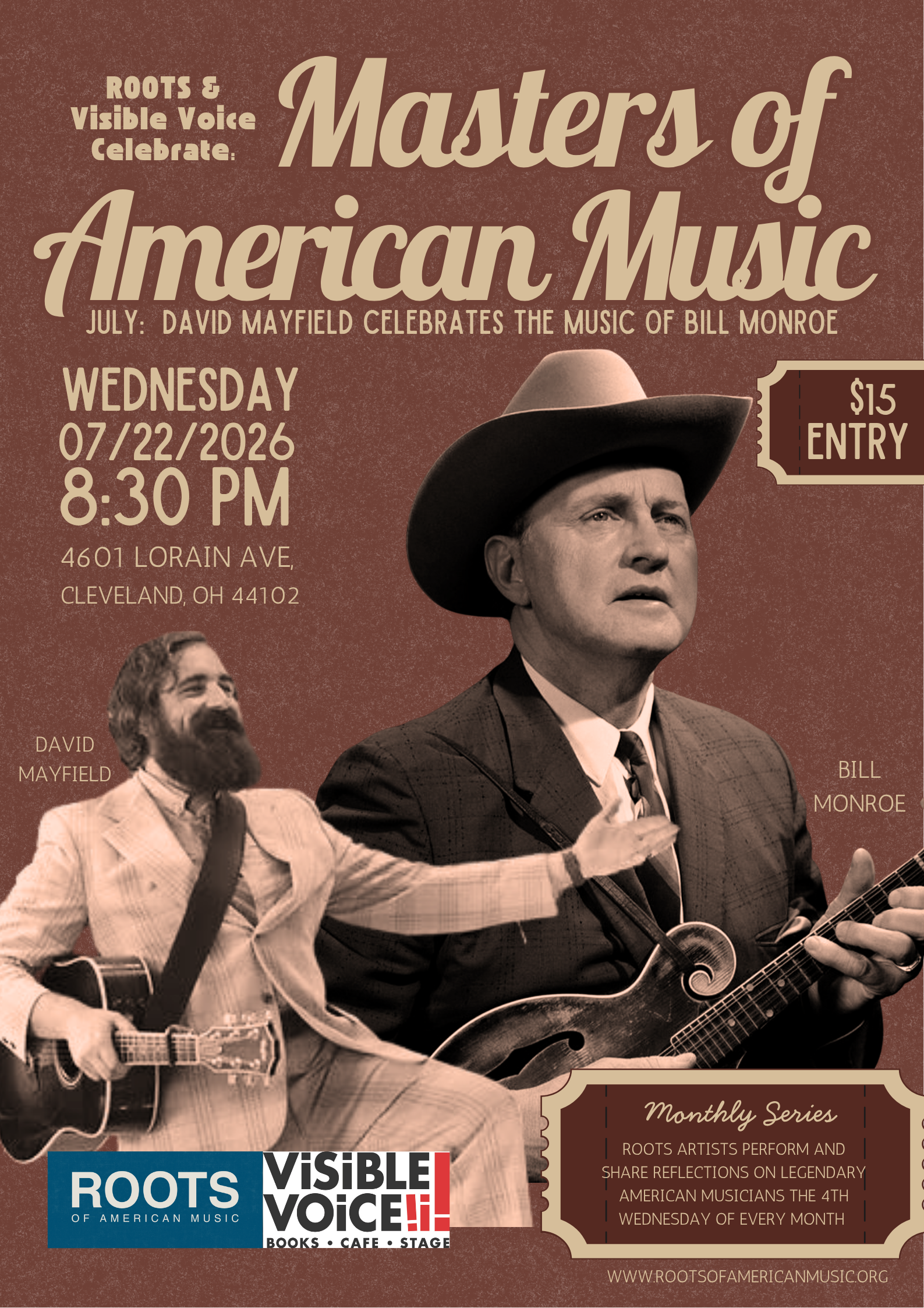 JULY: David Mayfeild Plays the Music of Bill Monroe