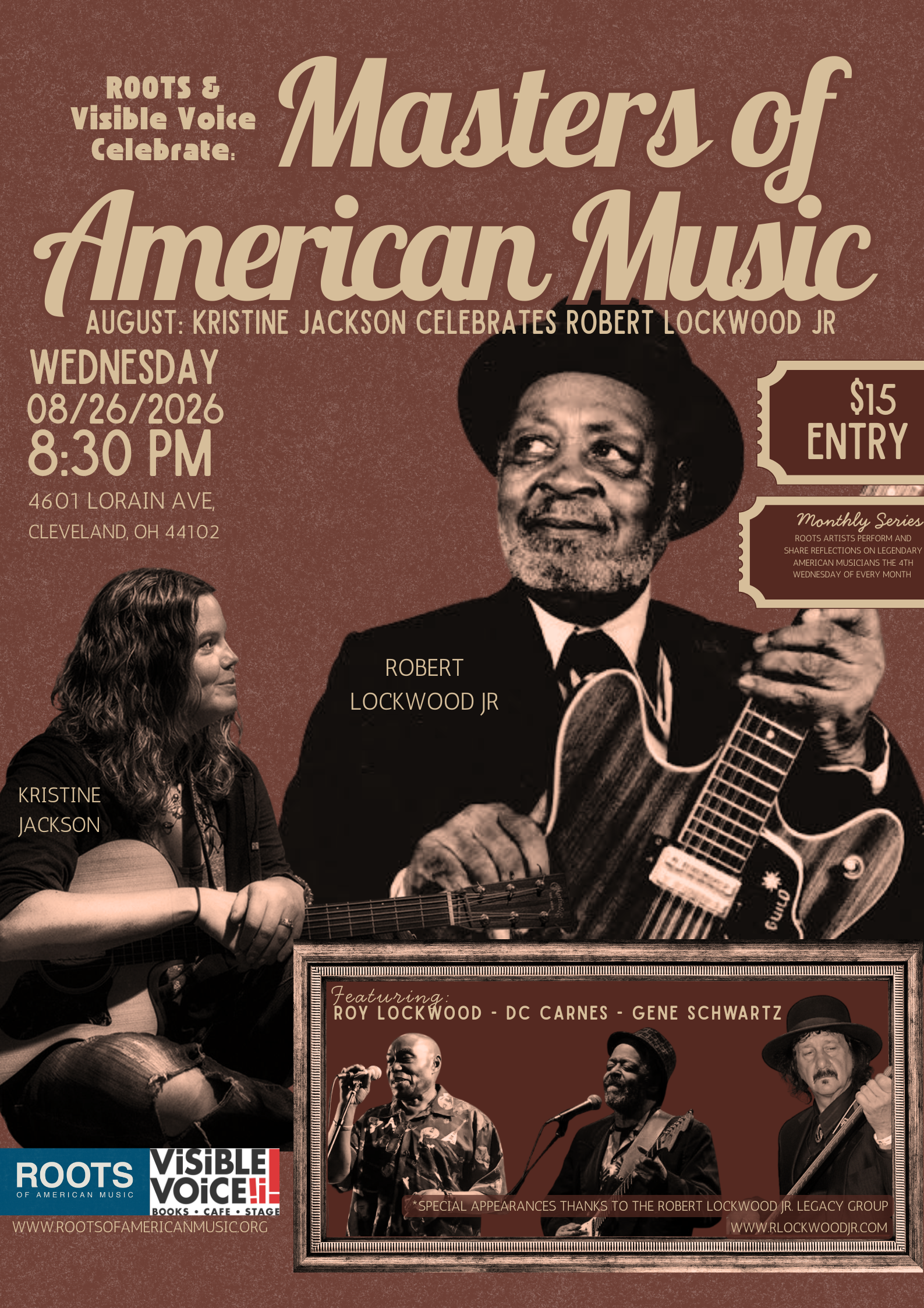 Masters of American Music: Kristine Jackson and Special Guests celebrate Robert Lockwood Jr.