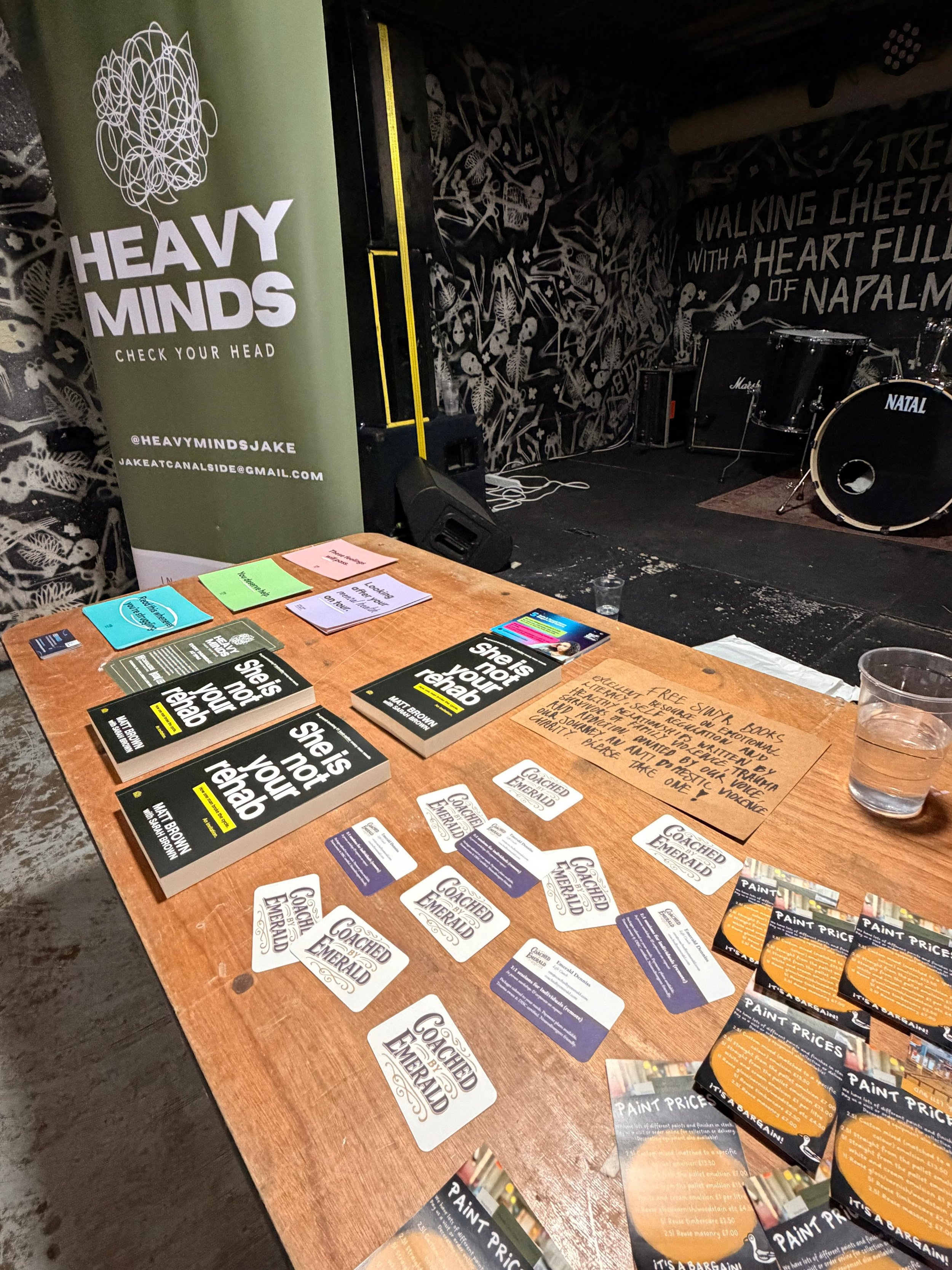 If you&rsquo;re at the @boom.leeds community day event today, you can pick up one of my new cards 🙌🏻 

Head to @heavymindsjake stand alongside @seagullspaint (what a crew!)! There&rsquo;s also some @sheisnotyourrehab books available too 💖

#BoomLe