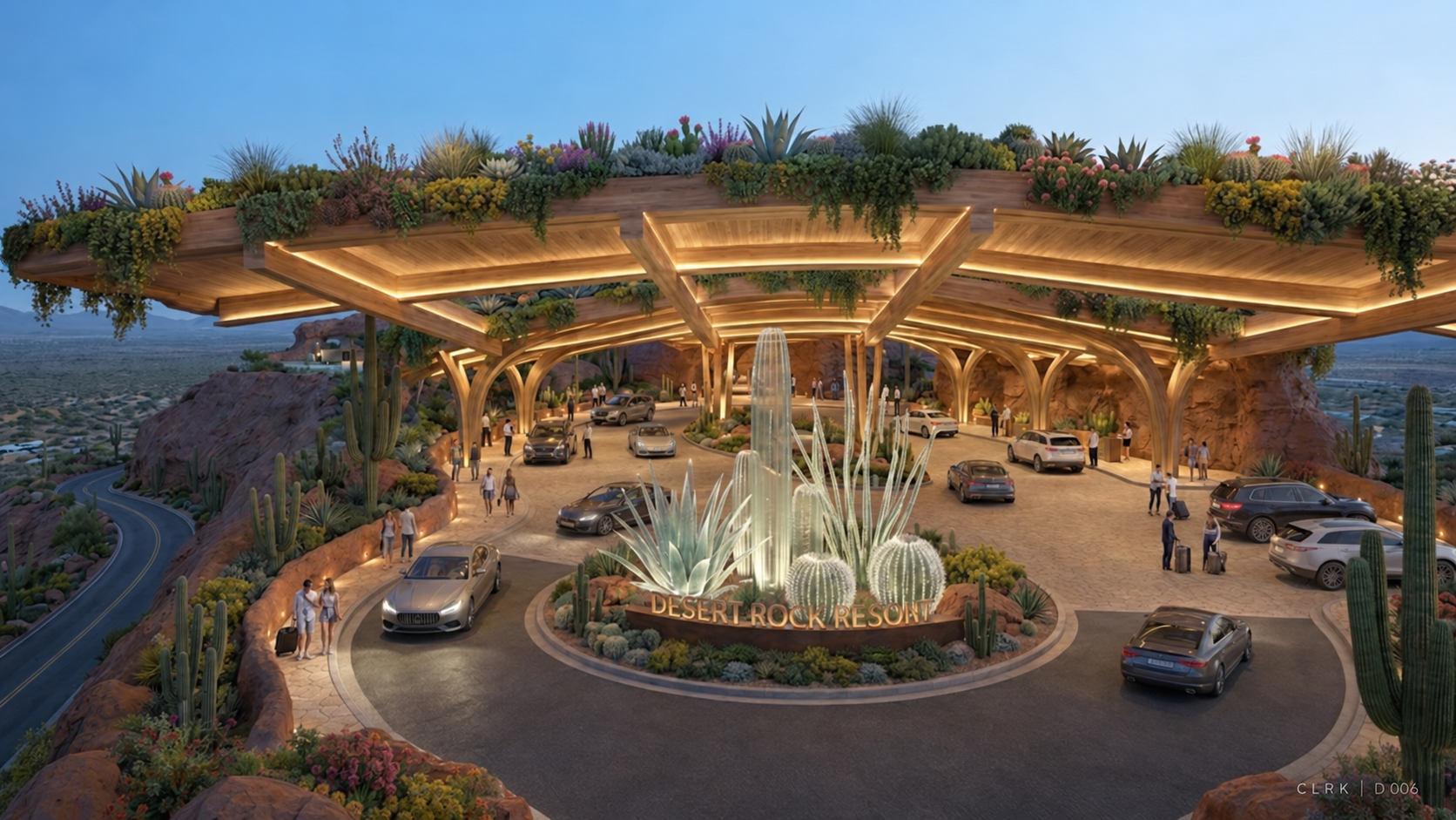 Desert Rock Resort | Living Carport_B