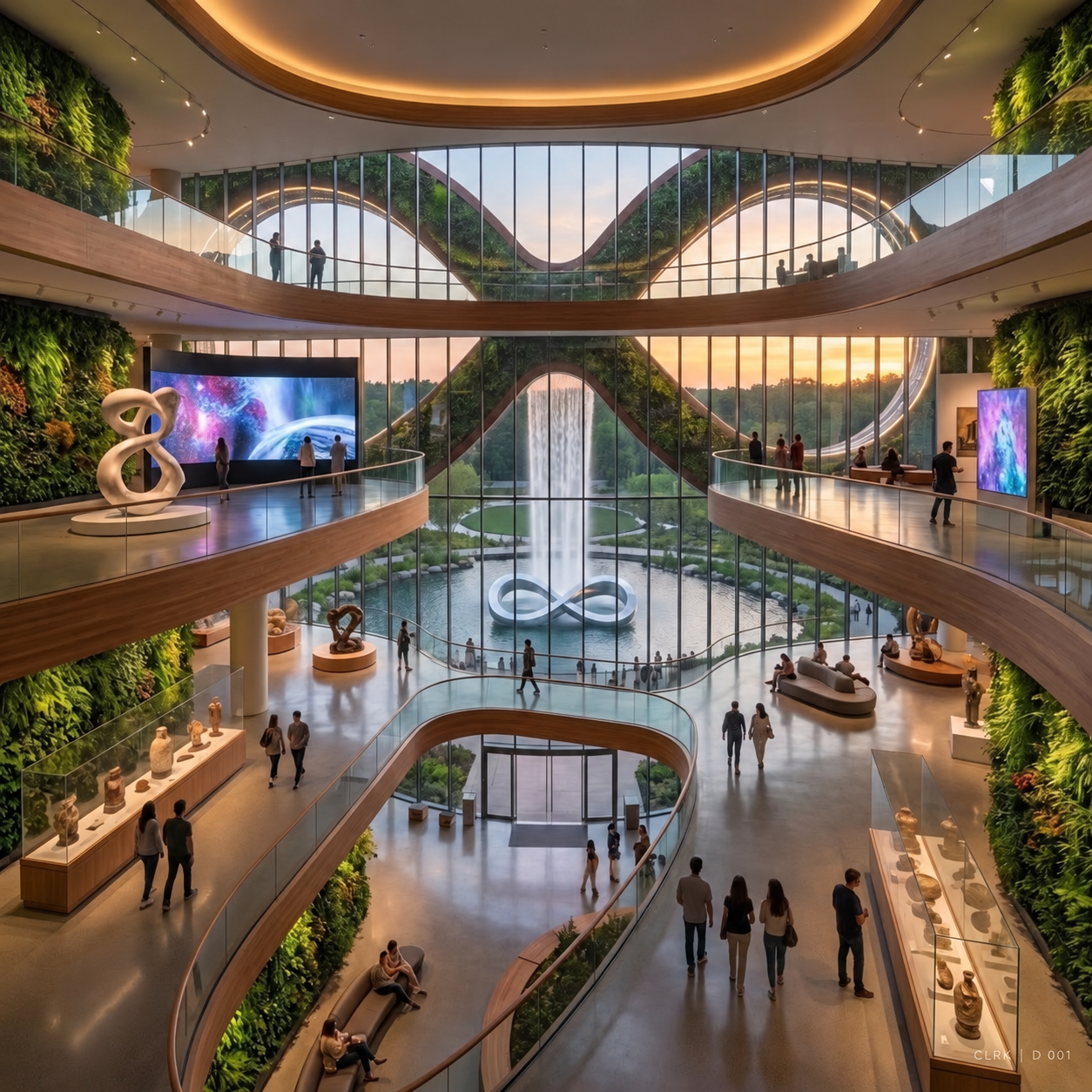 Infinite Museum | Overhead