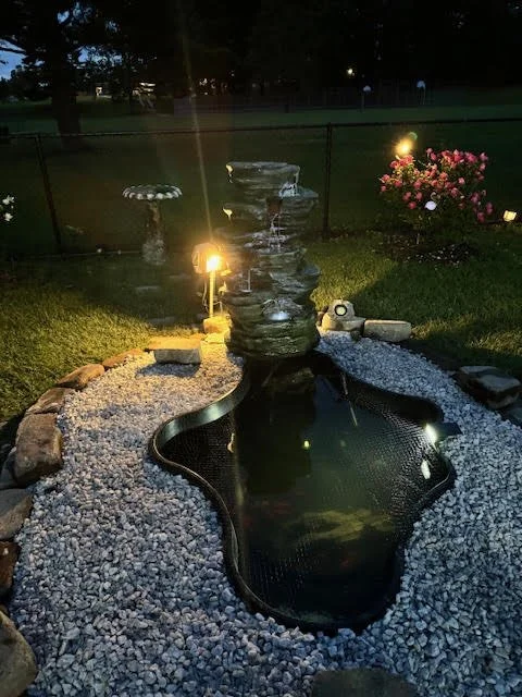 Outdoor Pond Installation