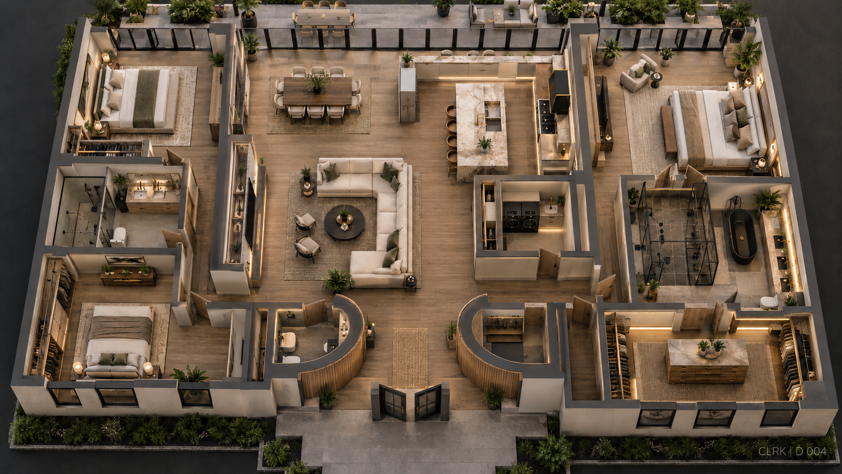 Single Story Residence | Layout