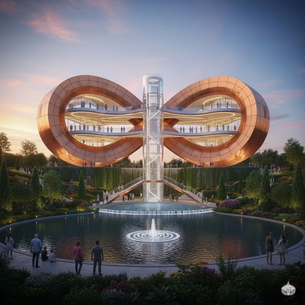 Infinite Landmark (*AI rendered)