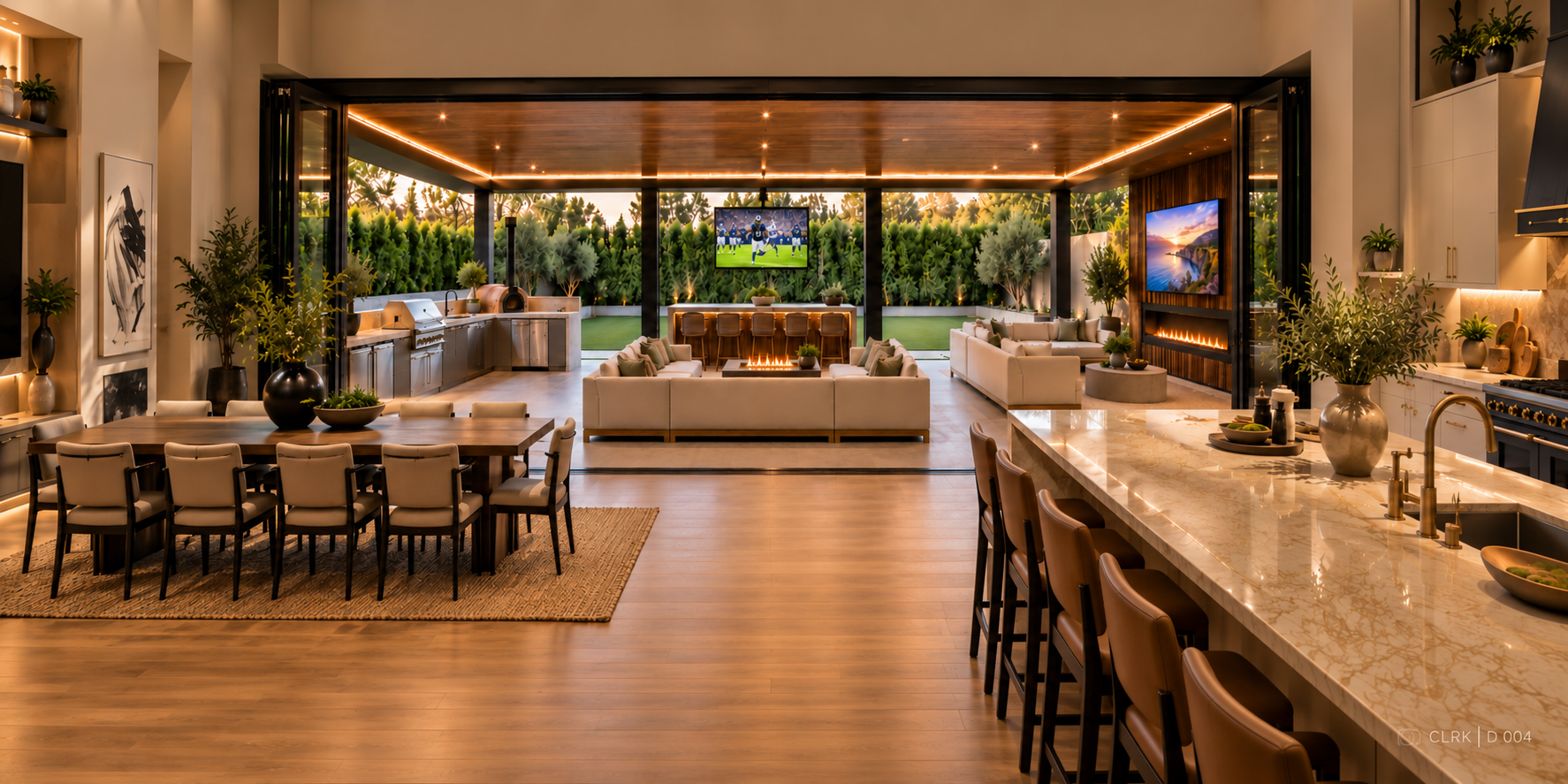 Single Story Residence | Entertainment 