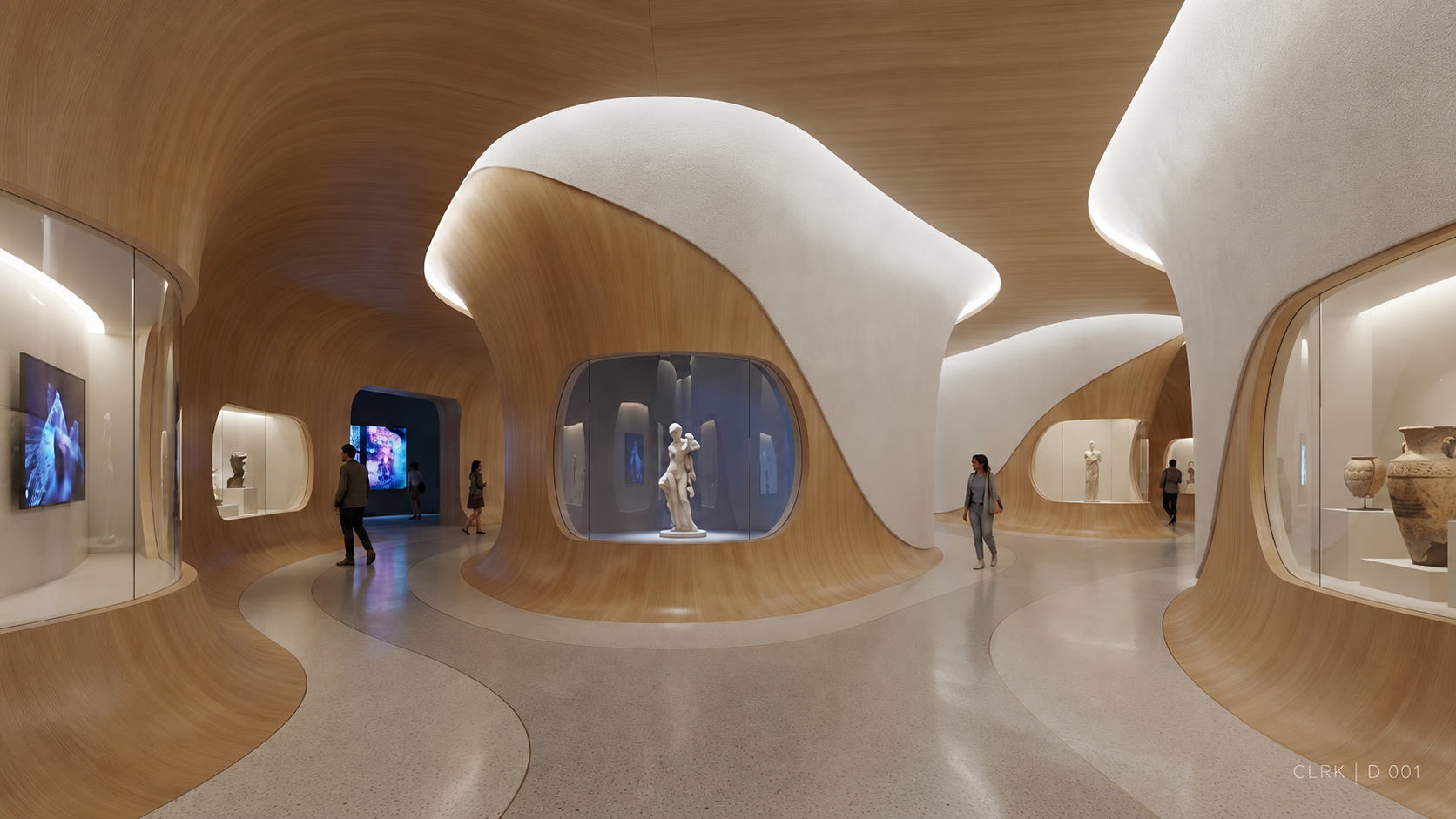 Infinite Museum | Exhibit Hallway