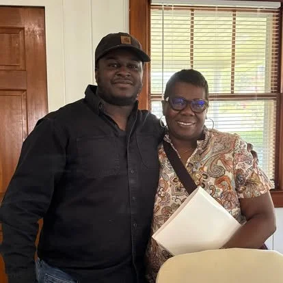 It's not often that you get to help a young person start a business of their dreams.  Rodriquez Williams now can happily say he is the owner of his farm land and his adventure is just beginning.  