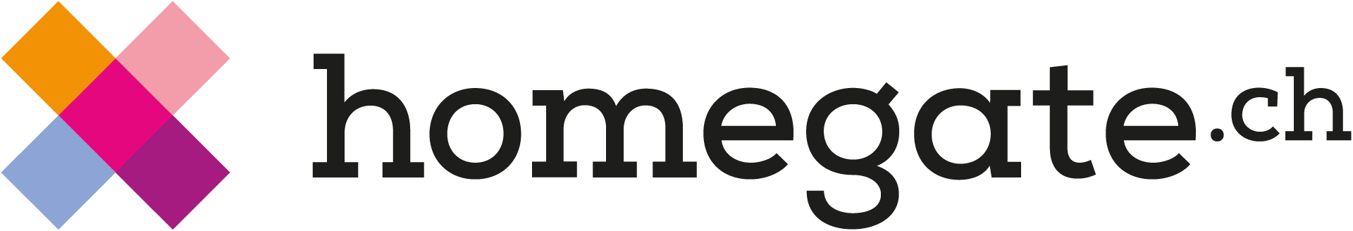 Logo von homegate.ch – Partner für Immobilien-Services – By Birnstiel