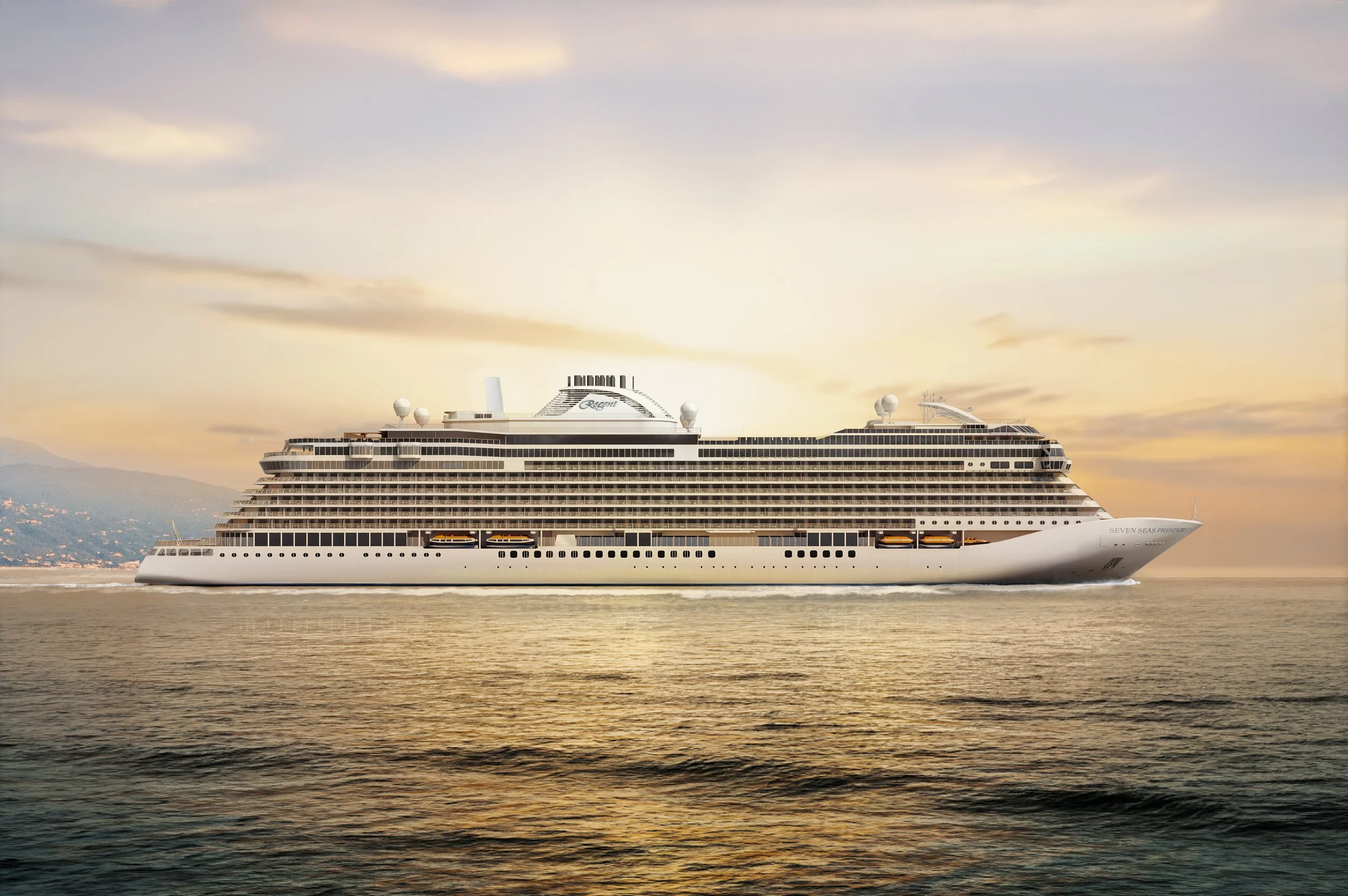 The new Regent Seven Seas cruise ship