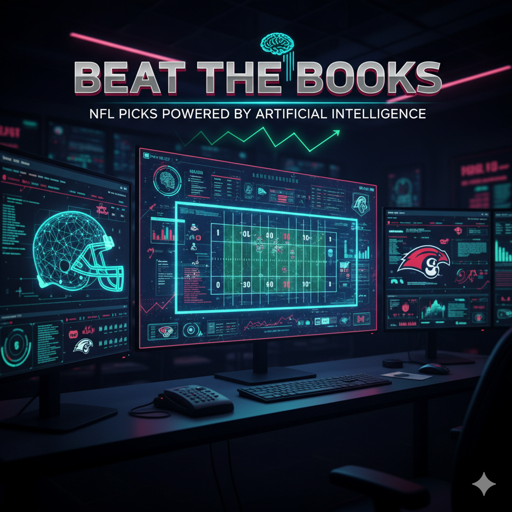 Futuristic Betting Image: Beat the Books, NFL Picks Powered by Artificial Intelligence