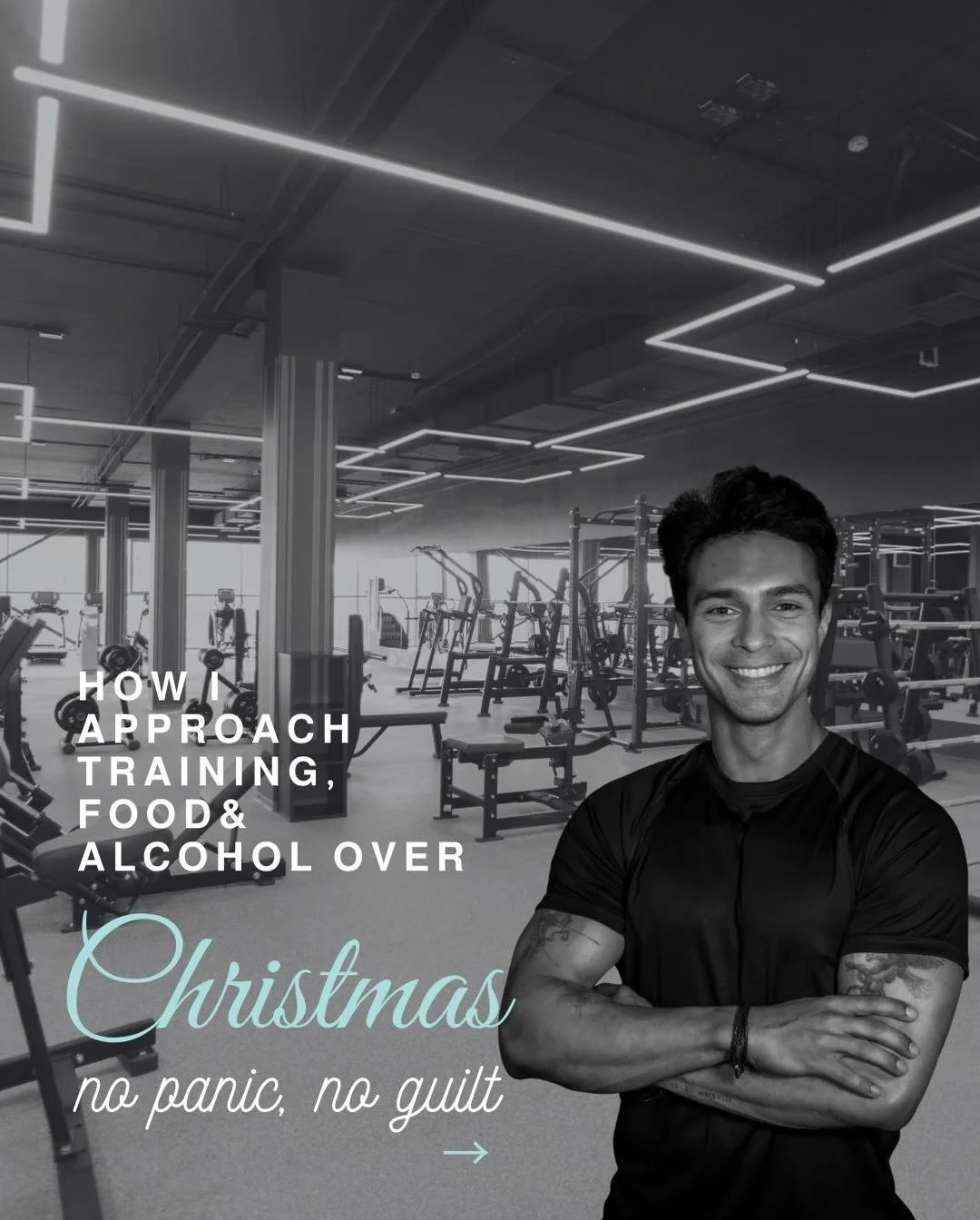 Christmas doesn&rsquo;t need to derail progress.
Panic does.

Routines shift. Food&rsquo;s richer. There are drinks, late nights and plans changing.

That&rsquo;s normal.

What matters is how you respond:
Train when you can.
Eat like an adult.
Drink 