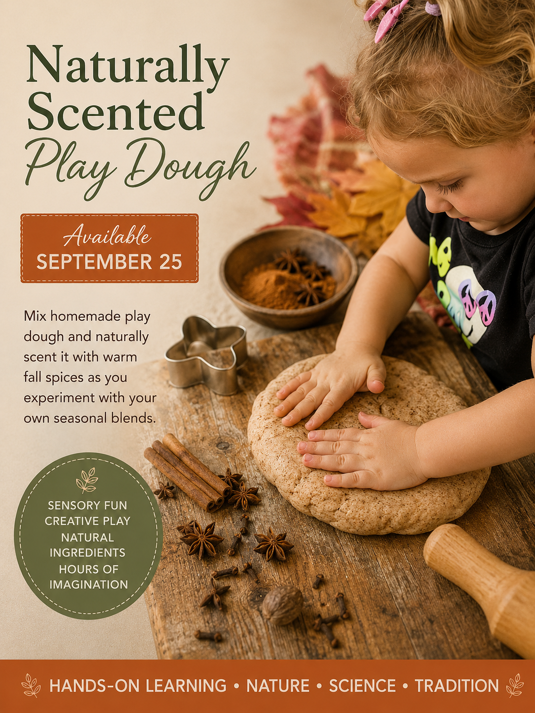 Play Dough Take-Home Kit Friday September 25th (Charter Funds)