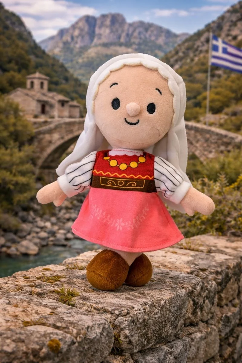 Epirotiki Doll with Monetra Headpiece