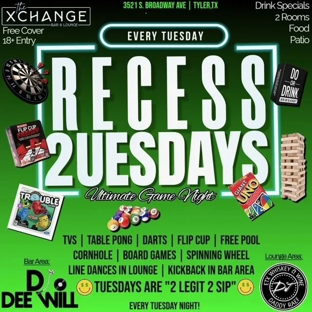 Recess Tuesdays &amp; $2 Hot dogs all day 