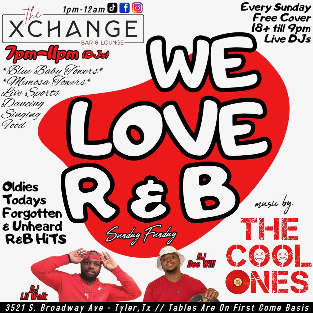 We Love R&amp;B - Sunday Funday 