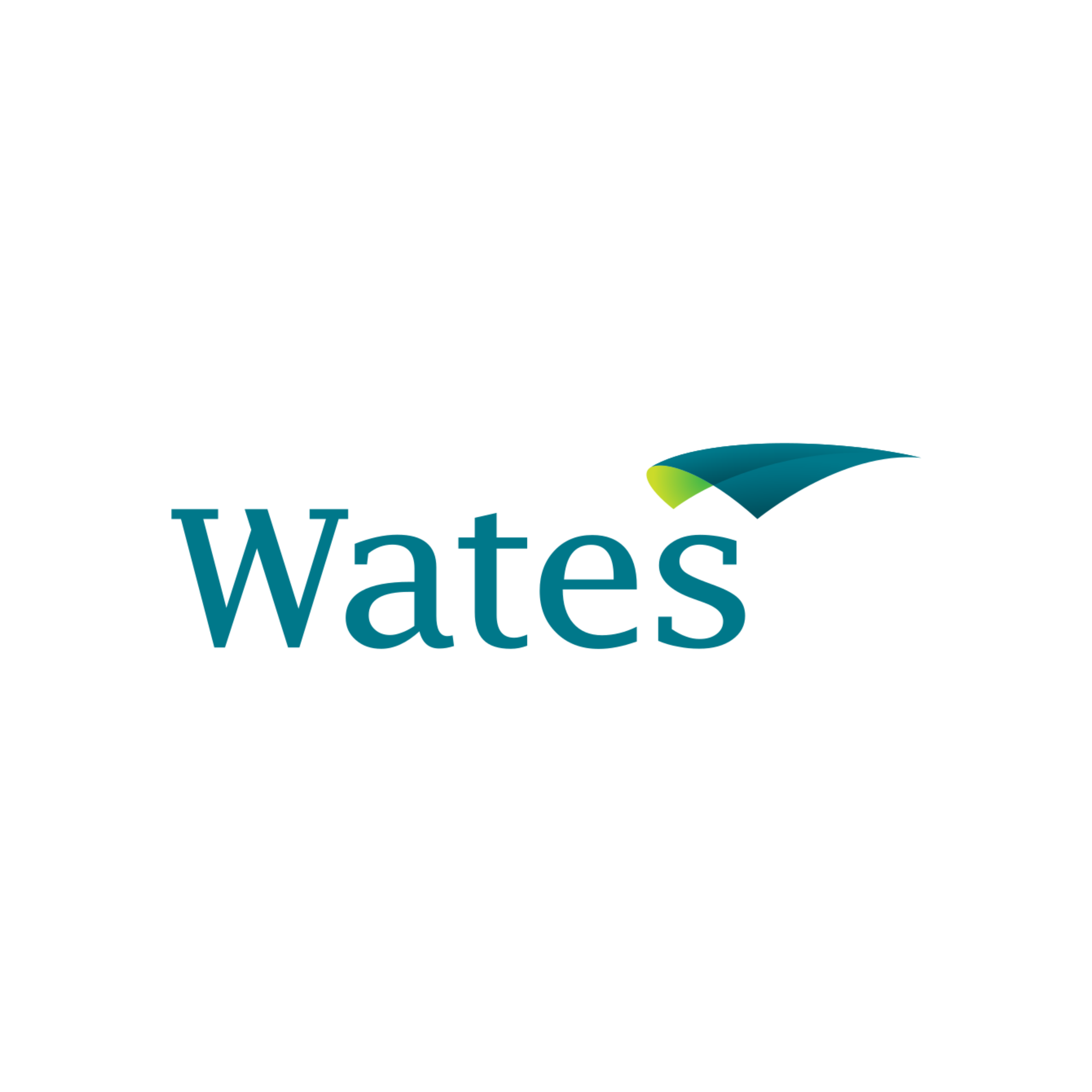 A white background with stylized teal and green wave graphics at the bottom and the partial text 'Water' visible in large blue letters.