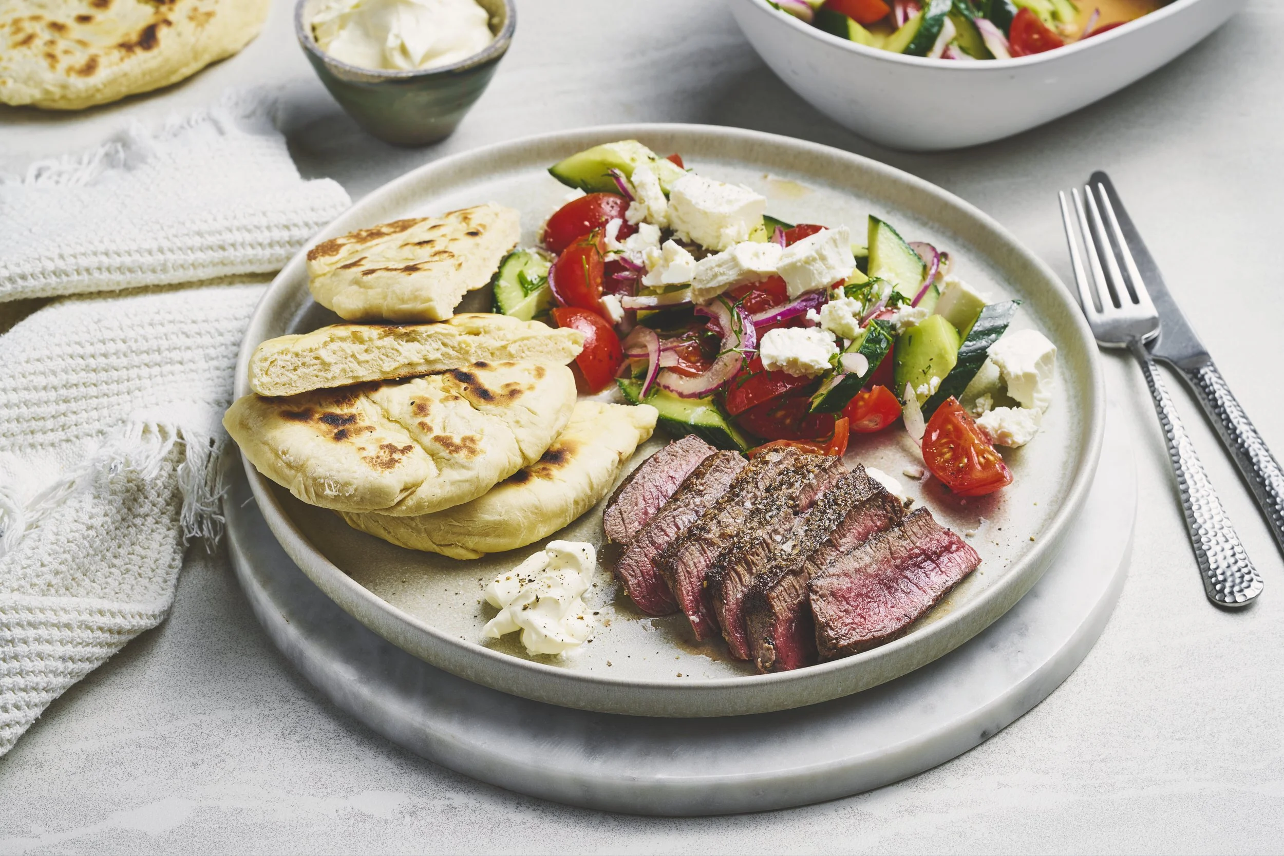 Gahkku med smørstekt reinsdyr medaljong