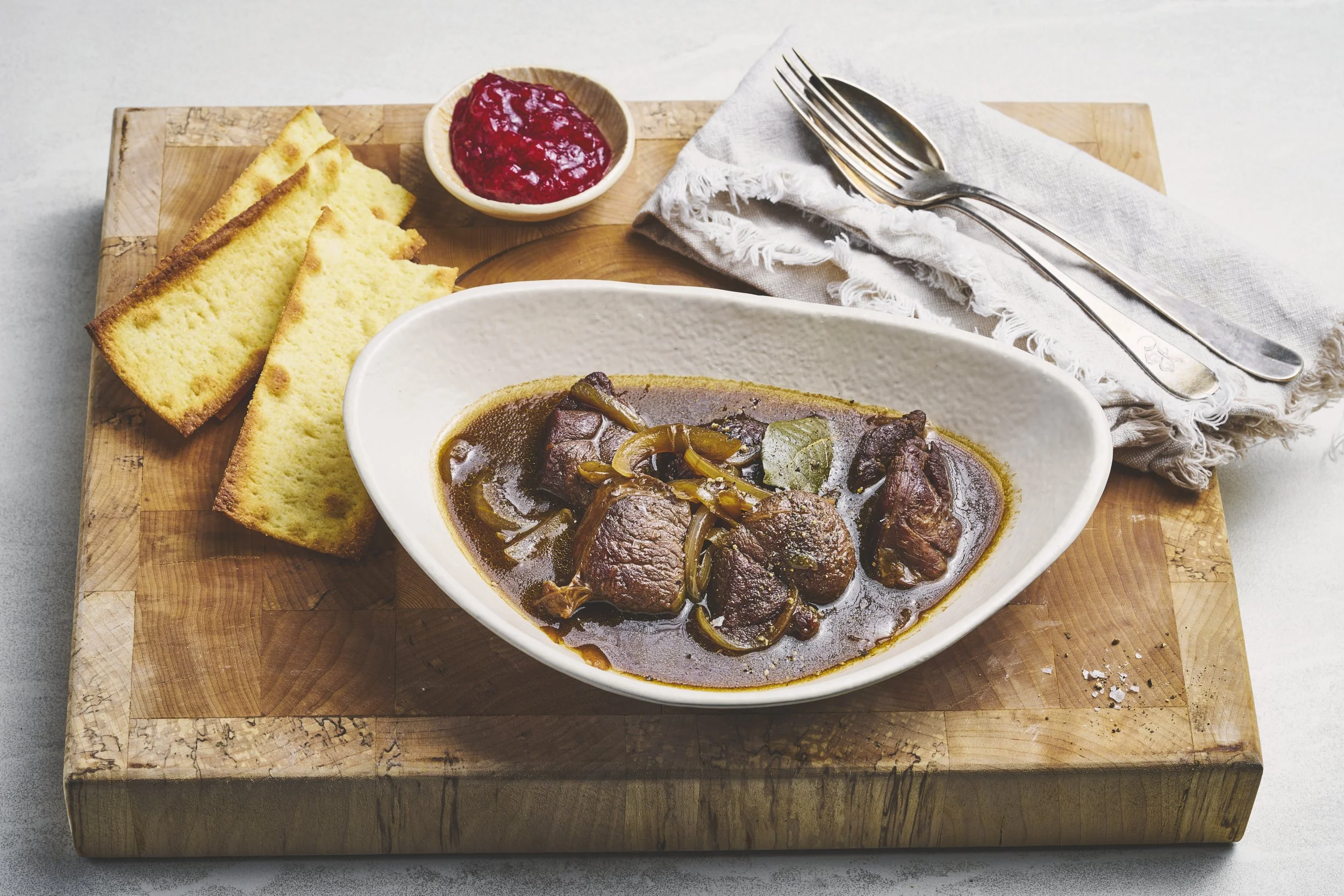 Sosekjøtt med reinsdyr