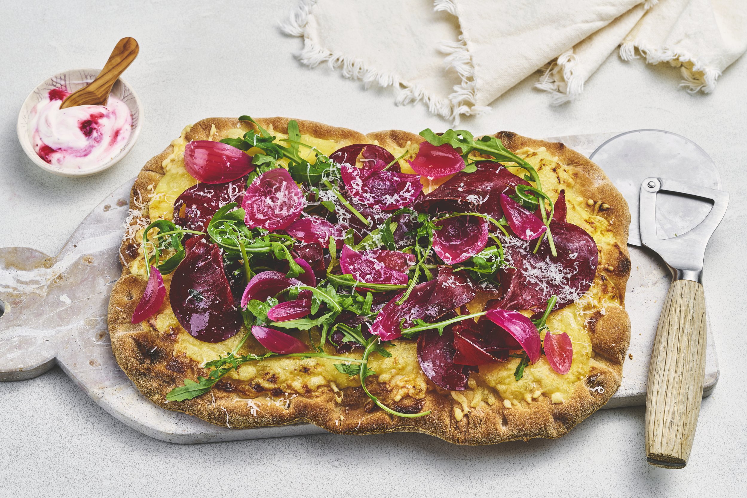 Pinsa med speket reinsdyrbiff