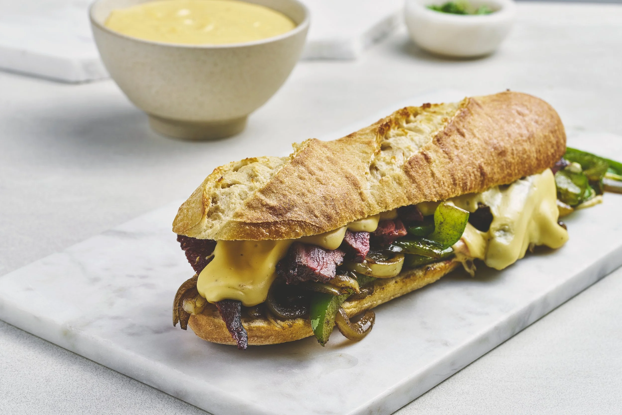 Reinsdyr philly cheesesteak