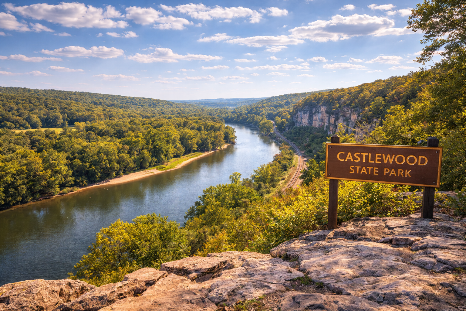 Castlewood State Park Scenic Bluff E-Bike Tour