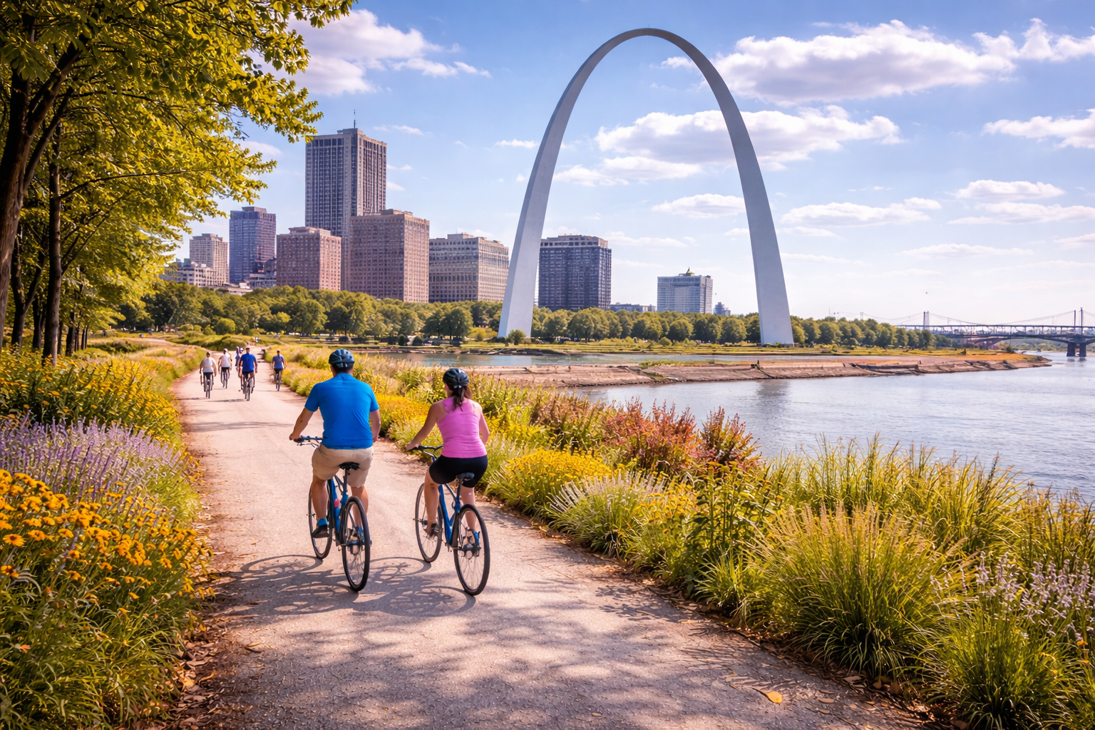 Riverfront Trail – Downtown North to Chain of Rocks Bridge