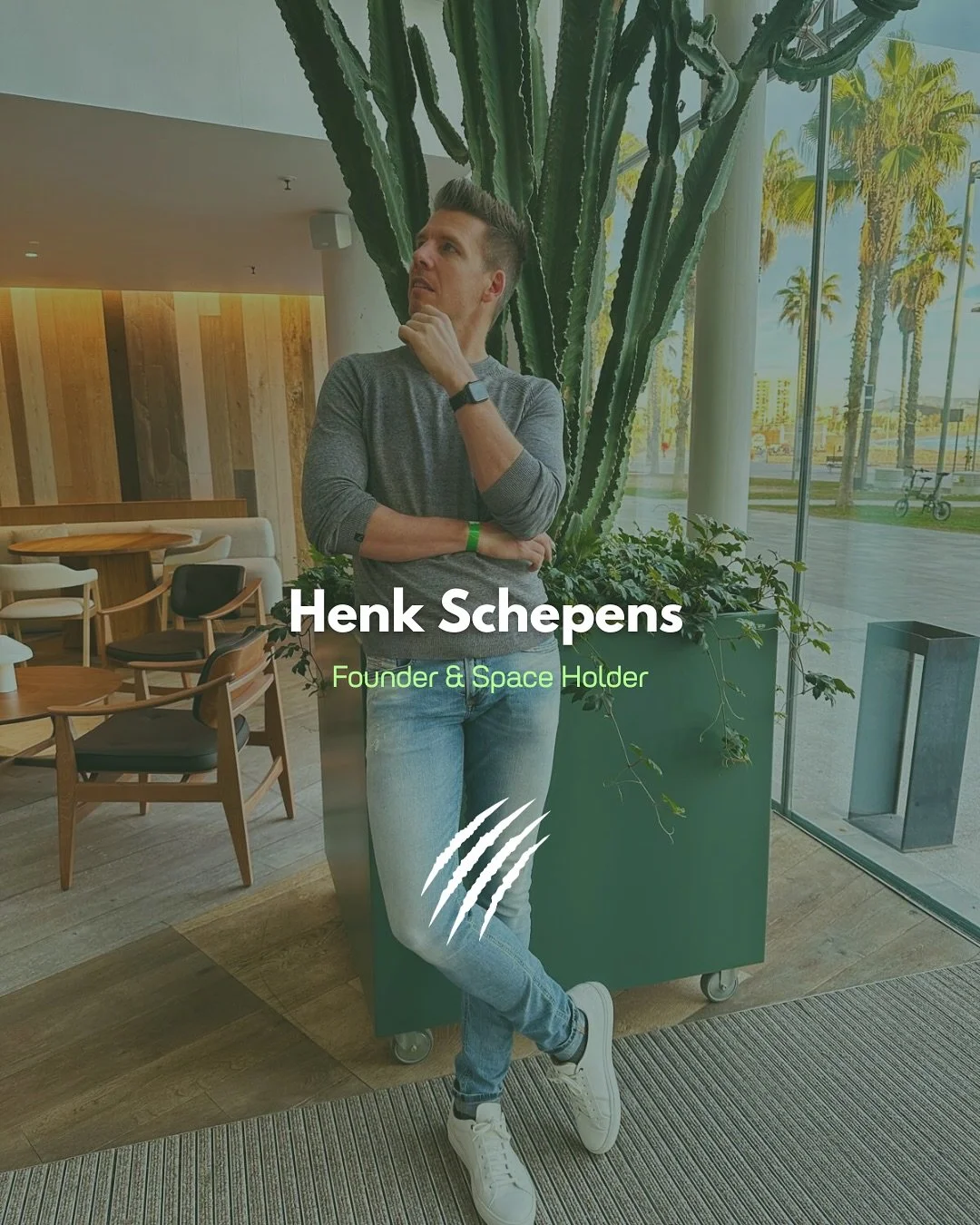 🌟 Meet Henk Schepens 🧠 @henksky 
Founder • Space Holder • Visionary DJ
A visionary and natural idea generator, Henk brings to life projects that inspire, heal, and create space for exploration and self-awareness 💫.
At WildFlow, he guid