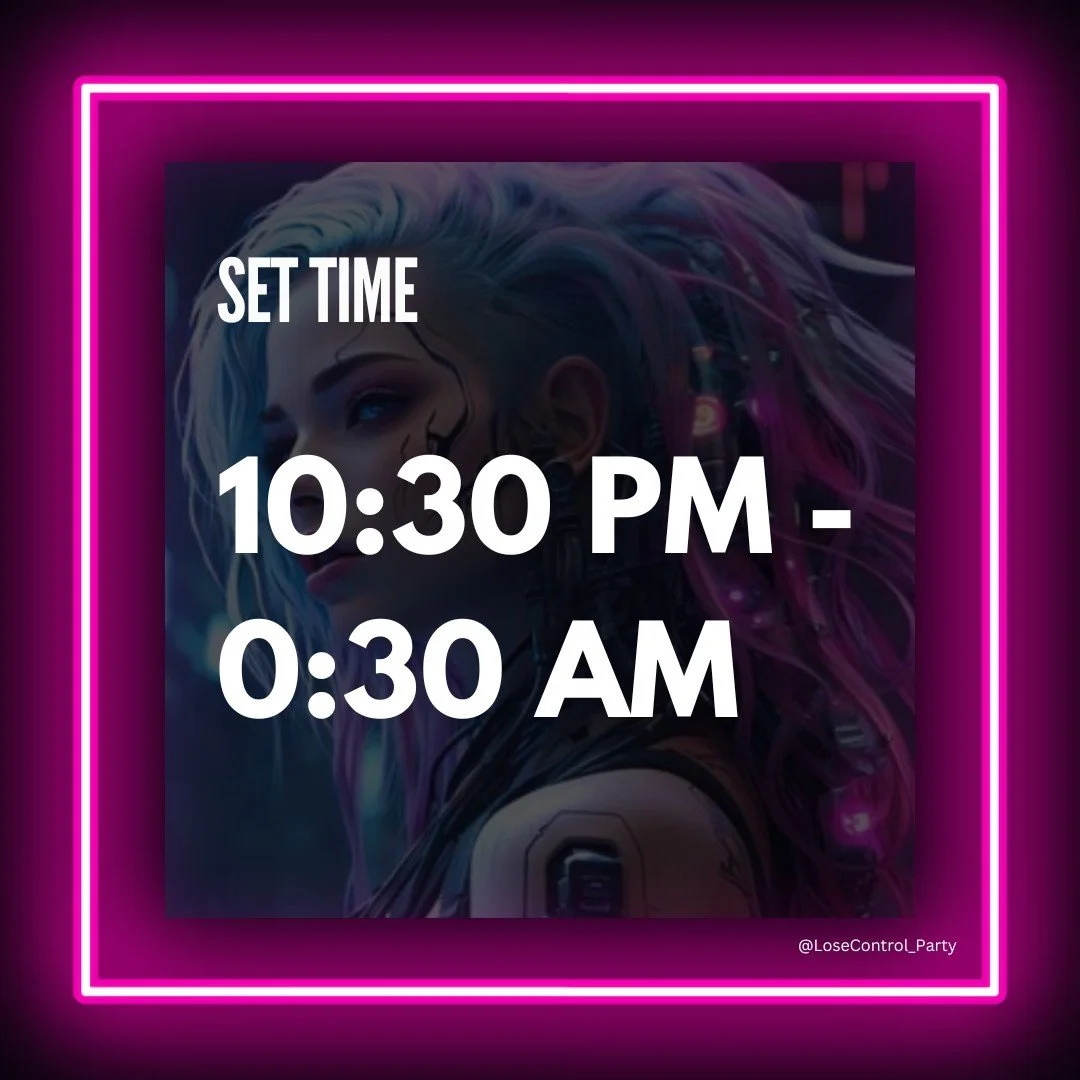 HNKS (@hnks_music) set time!⁠ ⁠10:30 PM⁠ -  0:30 AM
Don't miss out!⁠
.⁠
.⁠
.⁠
#meetdj #djlife #djsession⁠ #dj #party #barcelona #losecontrolparty⁠ #losecontrol #nightlife #timeoutbarcelona #timeoutbcn #melodicTechno #techno #progressivehouse #djs #su