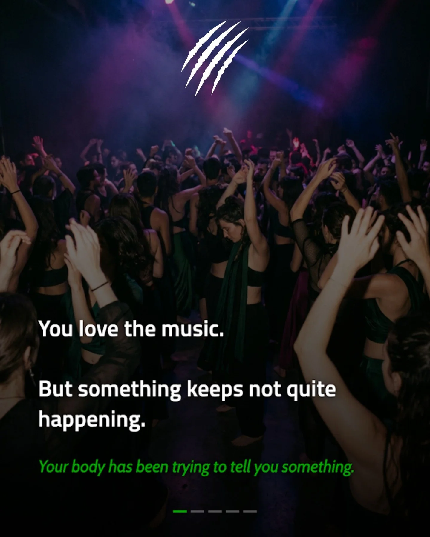 There's a moment on a dancefloor when the music is exactly right &mdash; and something in you still doesn't let go.

Not because the music isn't enough.

Because the room isn't safe enough to feel it.

Wildflow is built for that gap. Cacao ceremony. 
