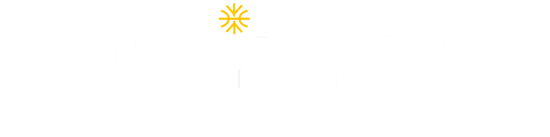 Logo for Prymal Fridays featuring stylized text and a yellow symbol above the word 'PRYMAL'.