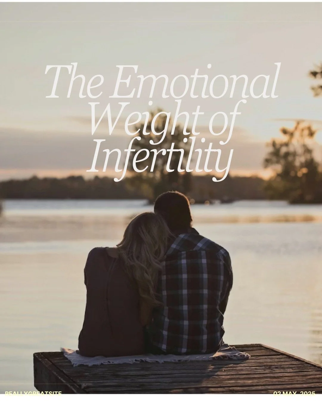 Infertility carries an emotional weight that often goes unseen.

It&rsquo;s more than doctor&rsquo;s visits or two-week waits &mdash; it&rsquo;s grief, longing, frustration, hope, disappointment, and the deep ache of something you want so badly but c