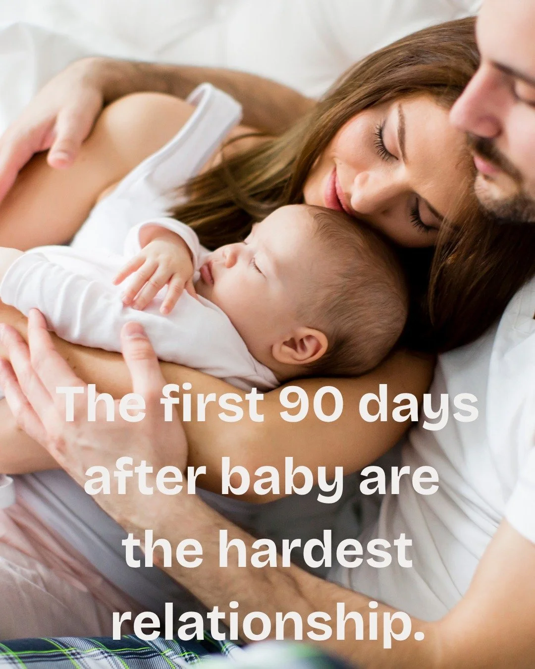The first 90 days after baby can feel like emotional whiplash.

You love your baby.
You&rsquo;re grateful.
And you&rsquo;re also exhausted, overstimulated, and snapping at each other.

This doesn&rsquo;t mean your relationship is broken.

It means yo