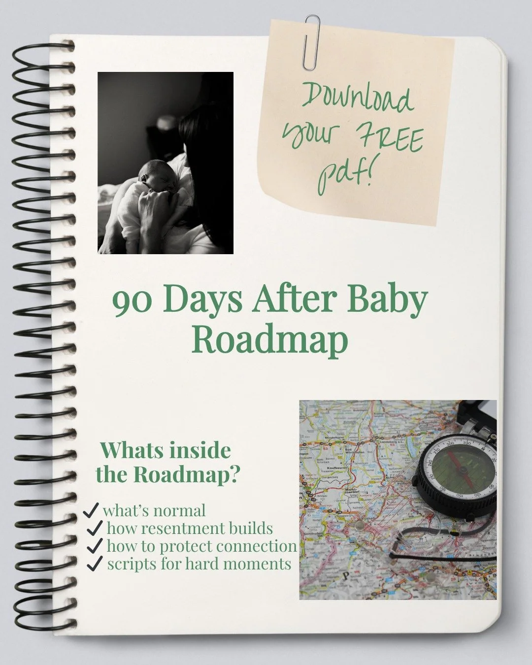 Just a gentle reminder 💛

The first 90 days after baby can be one of the hardest seasons on a relationship.

Less sleep.
More tension.
Invisible labor.
Feeling disconnected from the person you love.

And so many couples quietly wonder:

Is this norm
